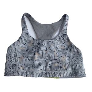 Lululemon Top Speed Bra Size 4 Fleur Silver Spoon Luxtreme Racerback Running Bra